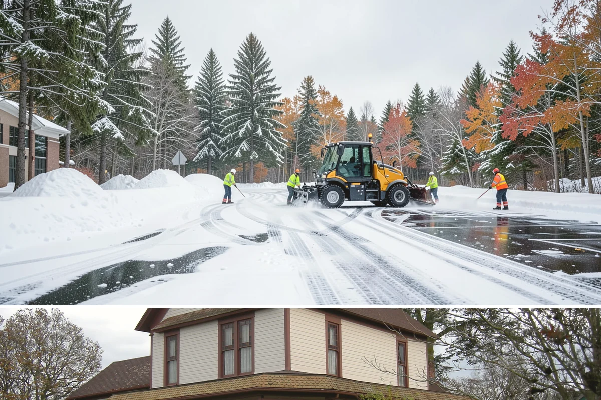Residential Parking Lot Snow Removal in Sumner, Pierce County, WA - Western Washington lowland snow clusters between late November and February, with elevated risk during La Nina winters.