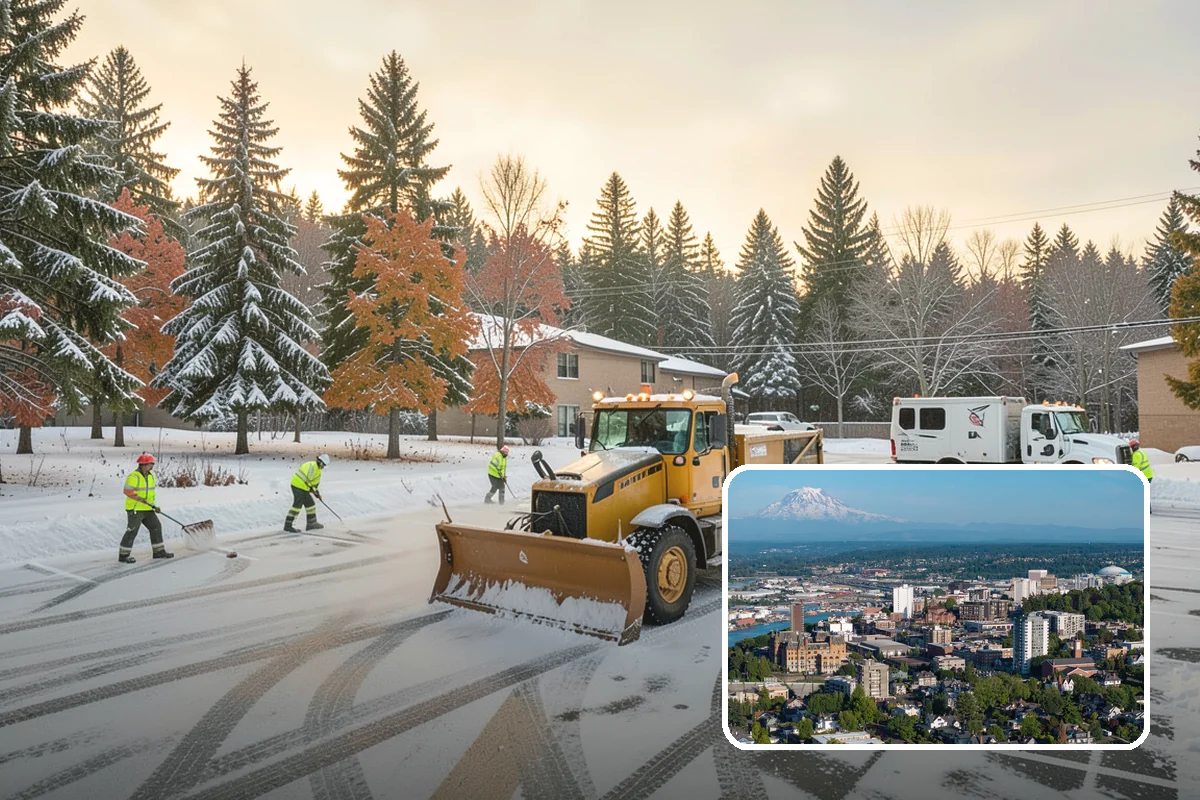 Residential Parking Lot Snow Removal in Tacoma, Pierce County, WA - Residents keep access to their vehicles during rare but disruptive lowland storms