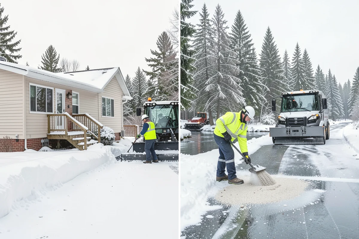 Residential Parking Lot Snow Removal in Tacoma, Pierce County, WA - Walk the lot to map stall layout, drainage, and where cars stay parked