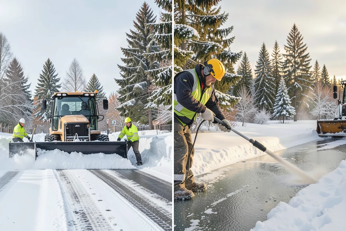 Residential Parking Lot Snow Removal in Wilkeson, Pierce County, WA - Walk the lot to map stall layout, drainage, and where cars stay parked