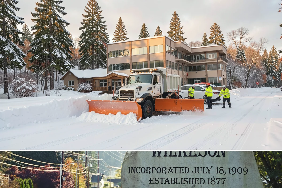 Residential Parking Lot Snow Removal in Wilkeson, Pierce County, WA - Western Washington lowland snow clusters between late November and February, with elevated risk during La Nina winters.