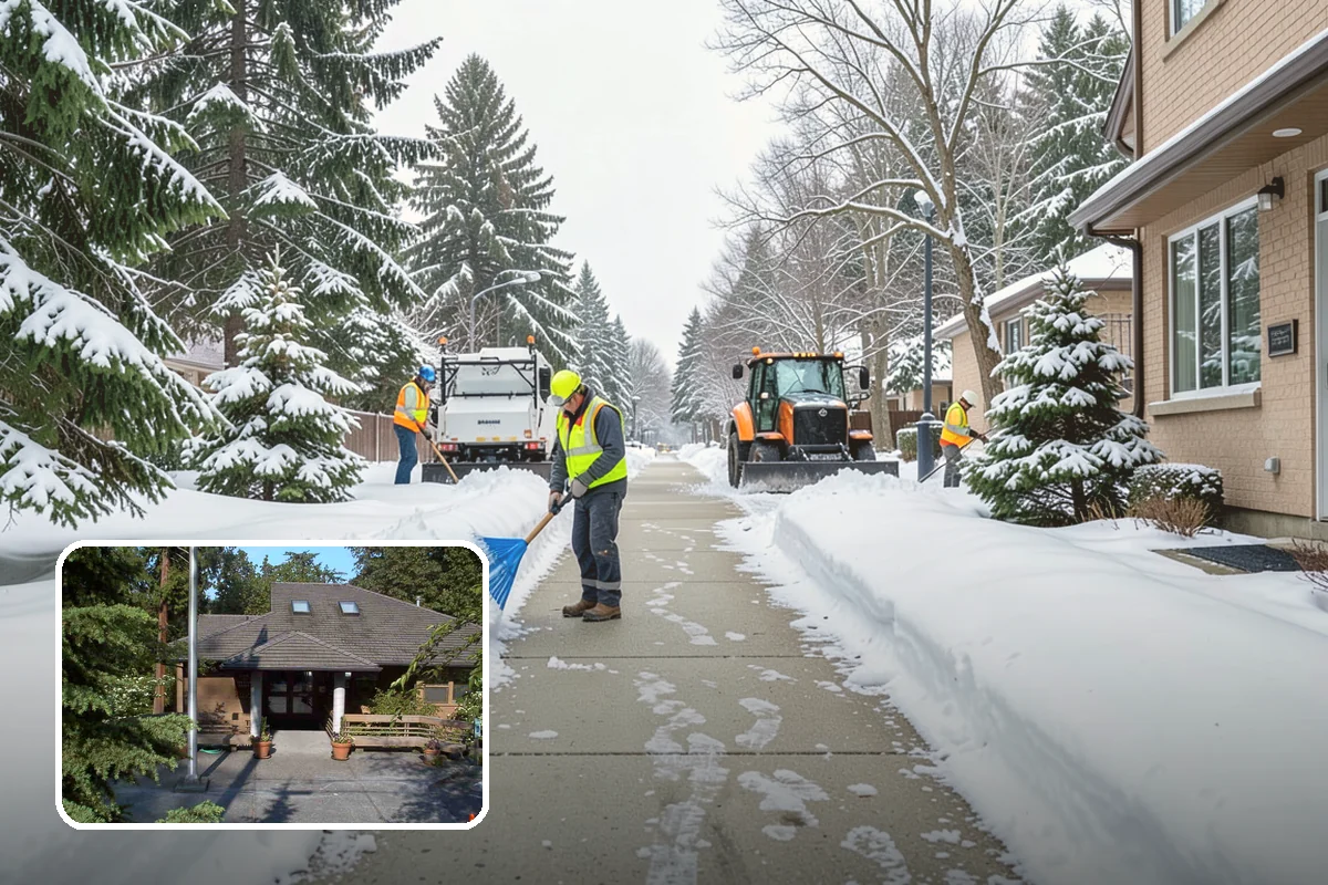 Residential Parking Lot Snow Removal in Yarrow Point, King County, WA - Residents keep access to their vehicles during rare but disruptive lowland storms