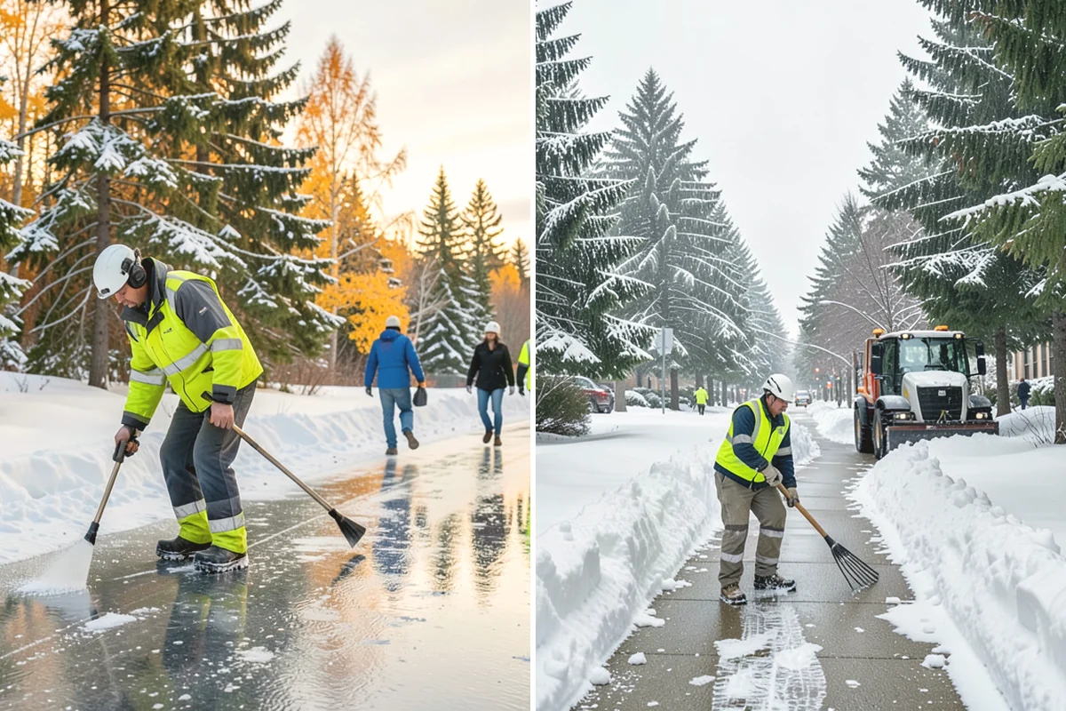Residential Parking Lot Snow Removal in Yarrow Point, King County, WA - Walk the lot to map stall layout, drainage, and where cars stay parked