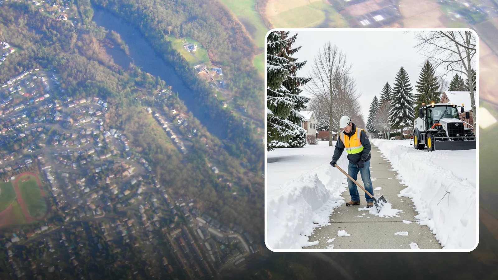 Residential Sidewalk Clearing in Algona, King County, WA - A homeowner-focused service that shovels and treats the public sidewalk and front walk of Western Washington houses so your...