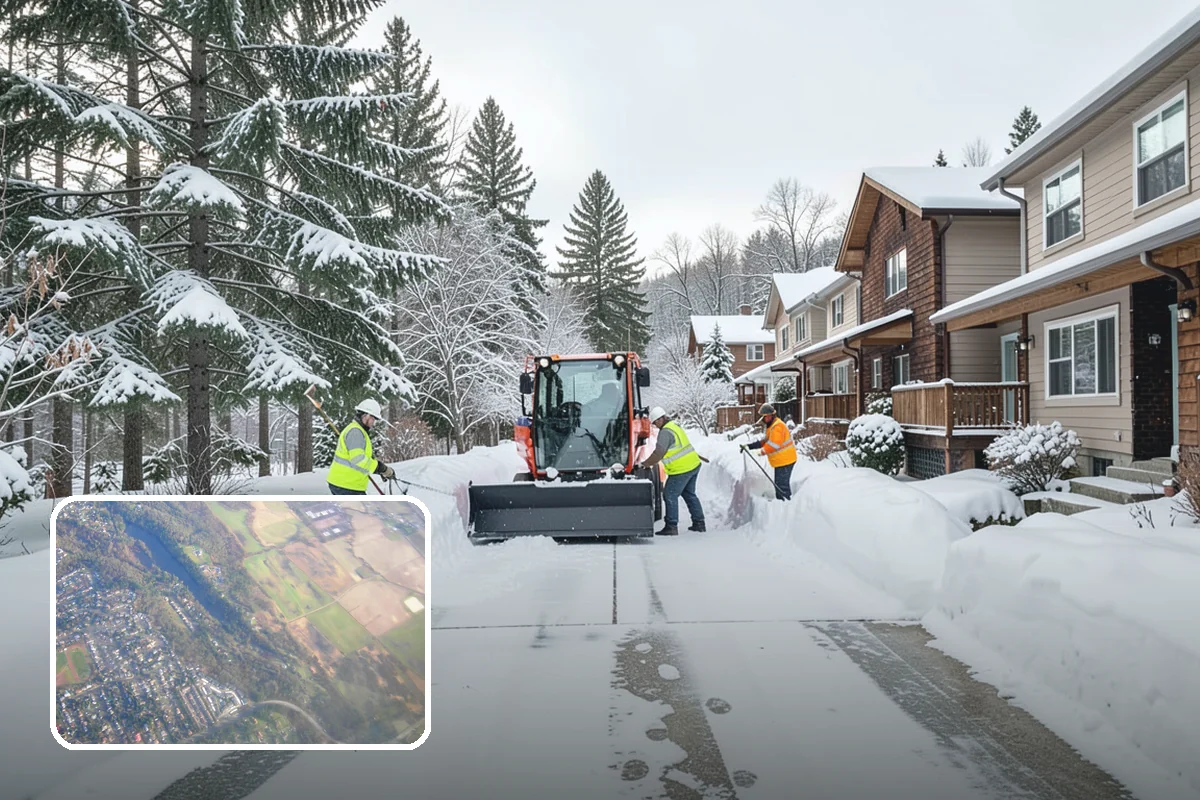 Residential Sidewalk Clearing in Algona, King County, WA - Meets your municipal sidewalk-maintenance obligation without you lifting a shovel