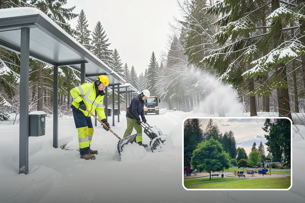 Residential Sidewalk Clearing in Bonney Lake, Pierce County, WA - Meets your municipal sidewalk-maintenance obligation without you lifting a shovel