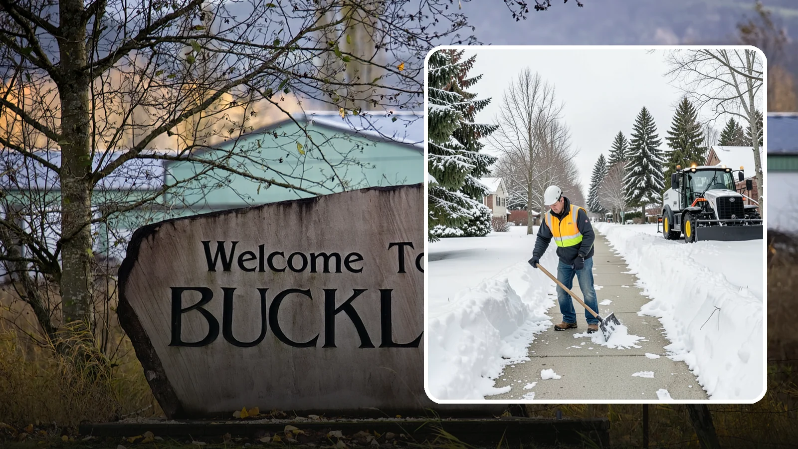 Residential Sidewalk Clearing in Buckley, Pierce County, WA - A homeowner-focused service that shovels and treats the public sidewalk and front walk of Western Washington houses so your...