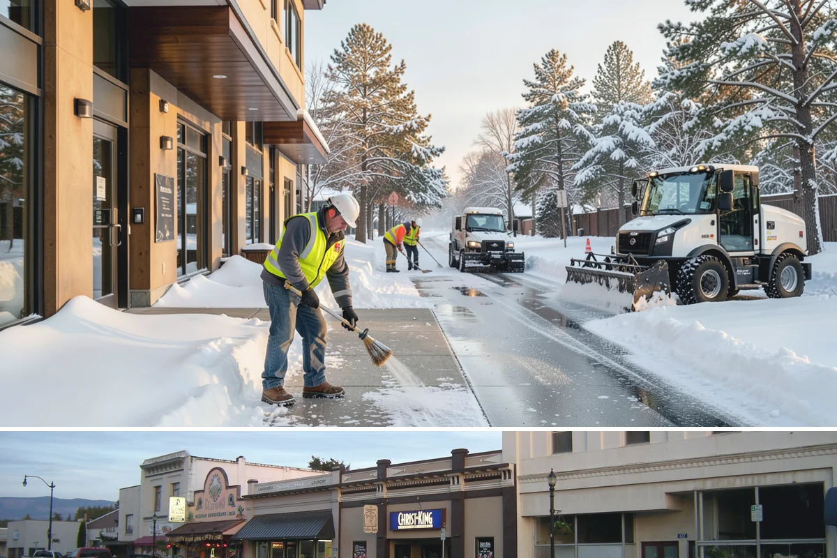 Residential Sidewalk Clearing in Burlington, Skagit County, WA - Western Washington sidewalk events cluster from late November through February, with the highest risk during overnight freezing...