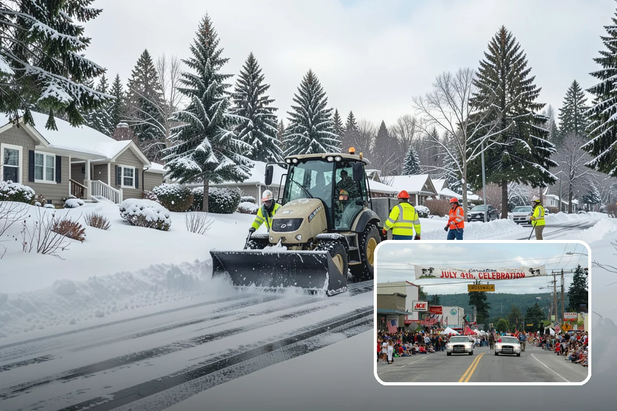 Residential Sidewalk Clearing in Carnation, King County, WA - Meets your municipal sidewalk-maintenance obligation without you lifting a shovel