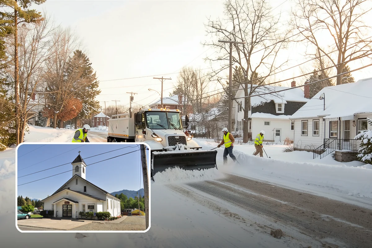 Residential Sidewalk Clearing in Concrete, Skagit County, WA - Meets your municipal sidewalk-maintenance obligation without you lifting a shovel