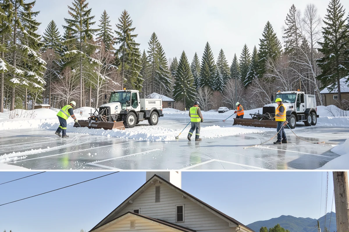 Residential Sidewalk Clearing in Concrete, Skagit County, WA - Western Washington sidewalk events cluster from late November through February, with the highest risk during overnight freezing...