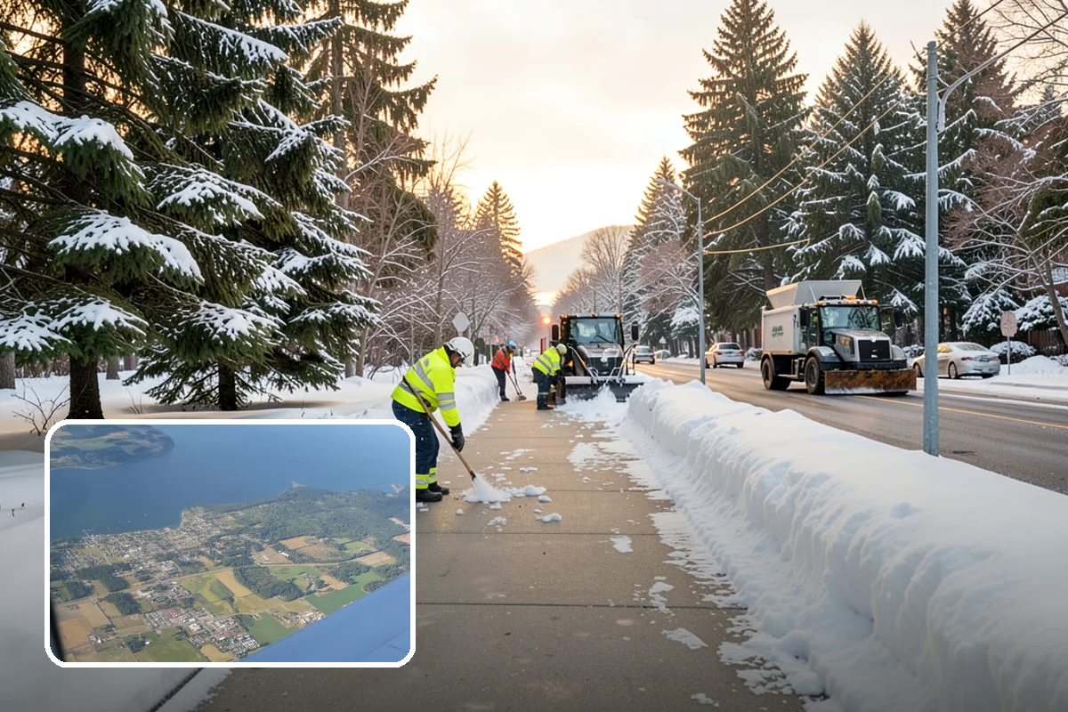 Residential Sidewalk Clearing in Coupeville, Island County, WA - Meets your municipal sidewalk-maintenance obligation without you lifting a shovel