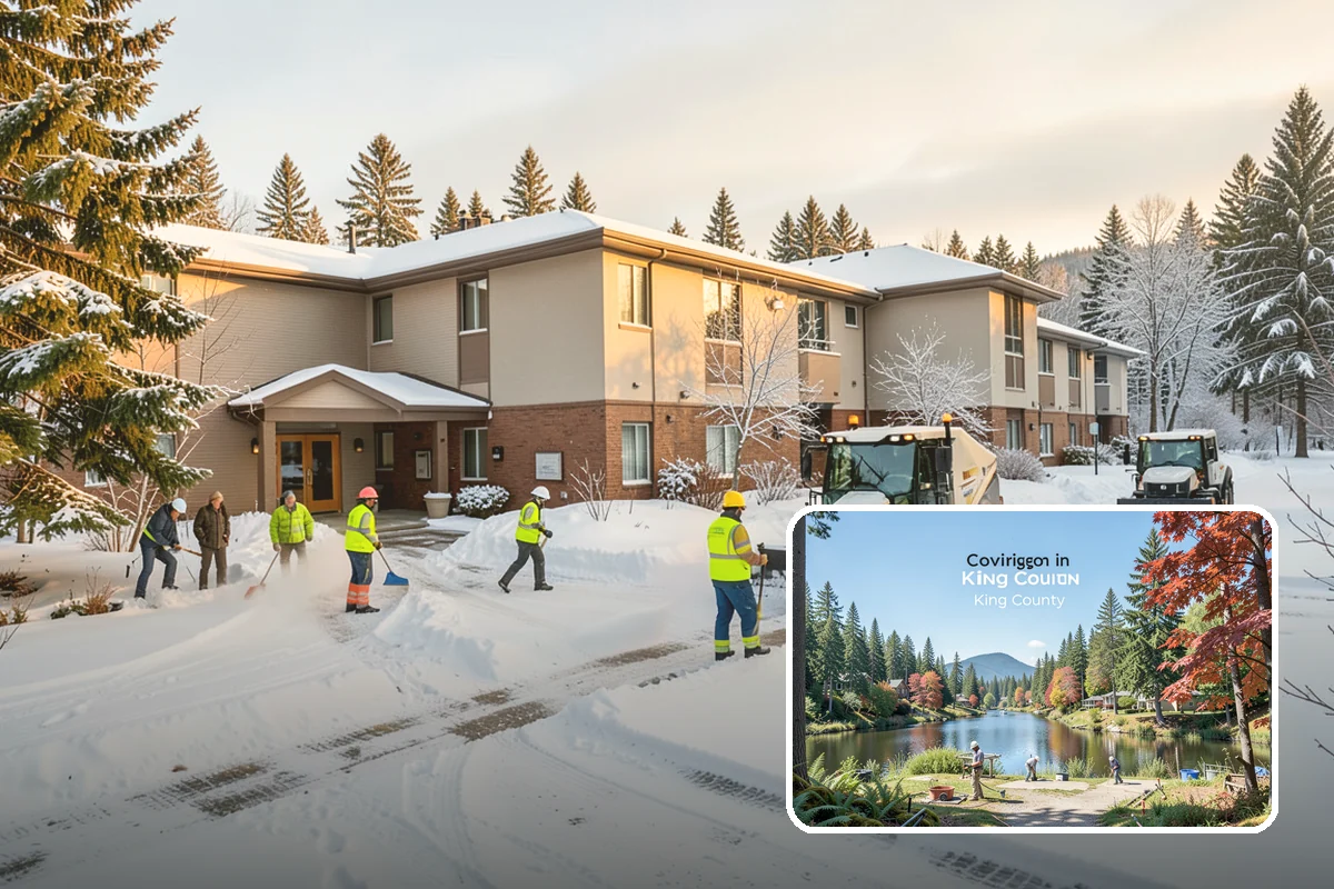 Residential Sidewalk Clearing in Covington, King County, WA - Meets your municipal sidewalk-maintenance obligation without you lifting a shovel