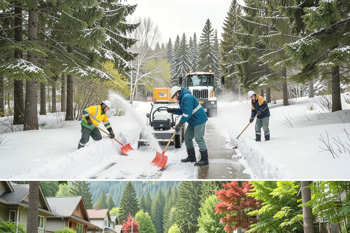 Residential Sidewalk Clearing in Darrington, Snohomish County, WA - Western Washington sidewalk events cluster from late November through February, with the highest risk during overnight freezing...