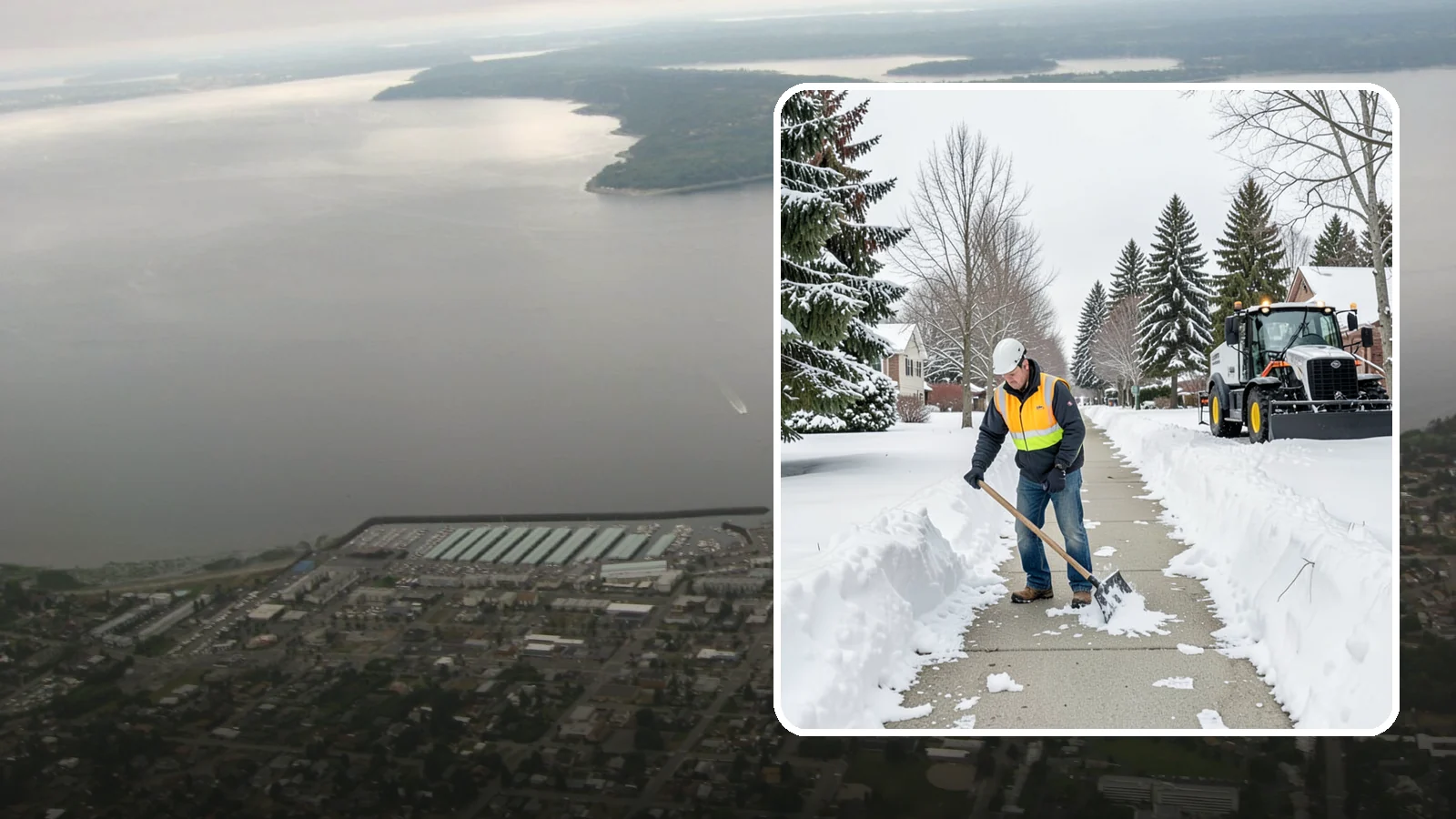Residential Sidewalk Clearing in Des Moines, King County, WA - A homeowner-focused service that shovels and treats the public sidewalk and front walk of Western Washington houses so your...
