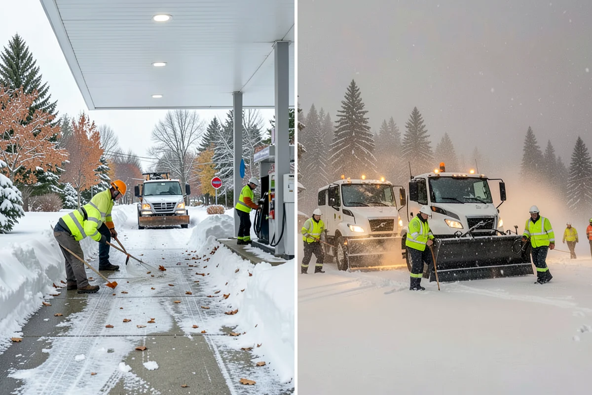 Residential Sidewalk Clearing in DuPont, Pierce County, WA - Walk your frontage and note shaded ice-prone sections and trip edges