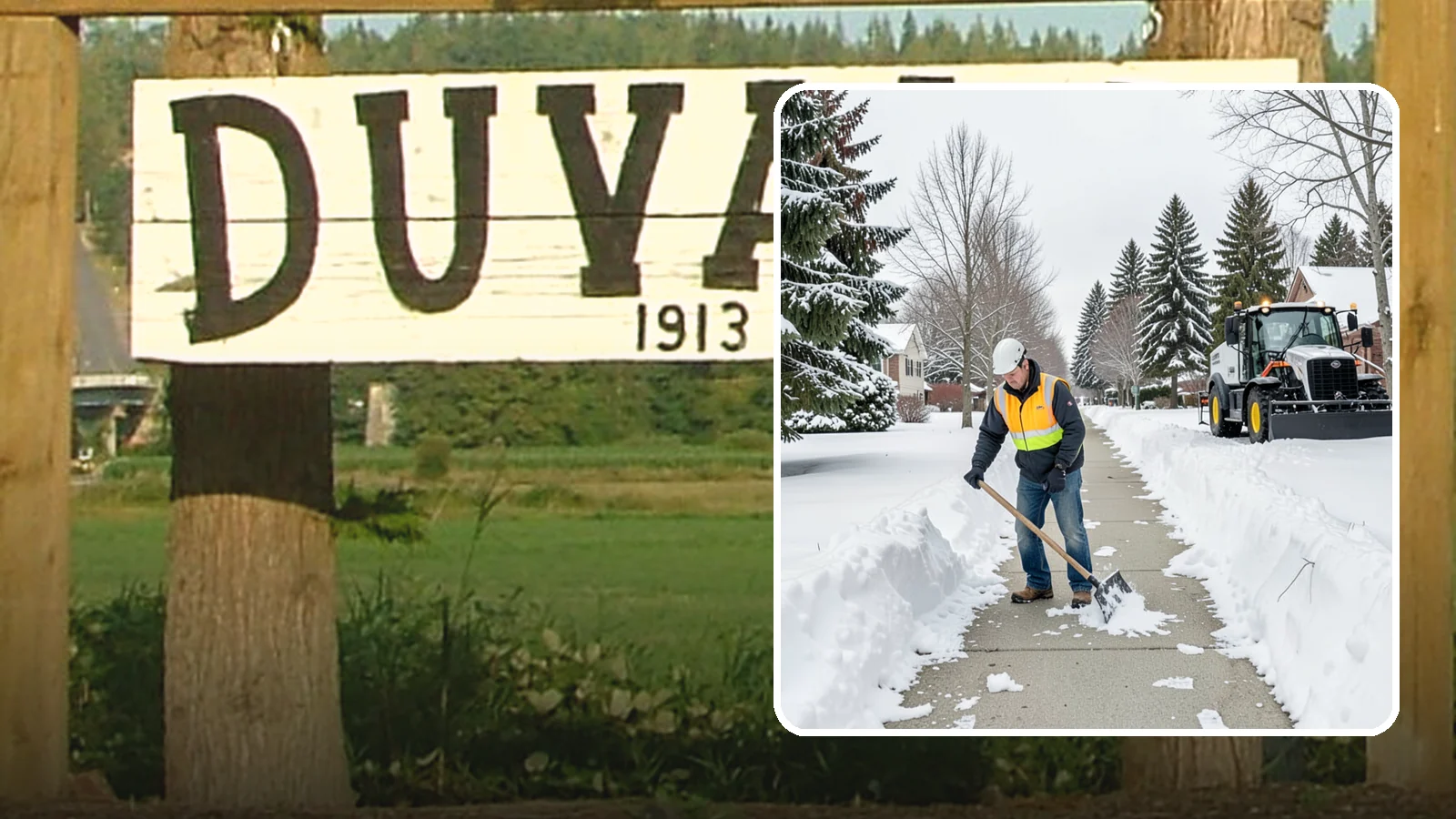 Residential Sidewalk Clearing in Duvall, King County, WA - A homeowner-focused service that shovels and treats the public sidewalk and front walk of Western Washington houses so your...