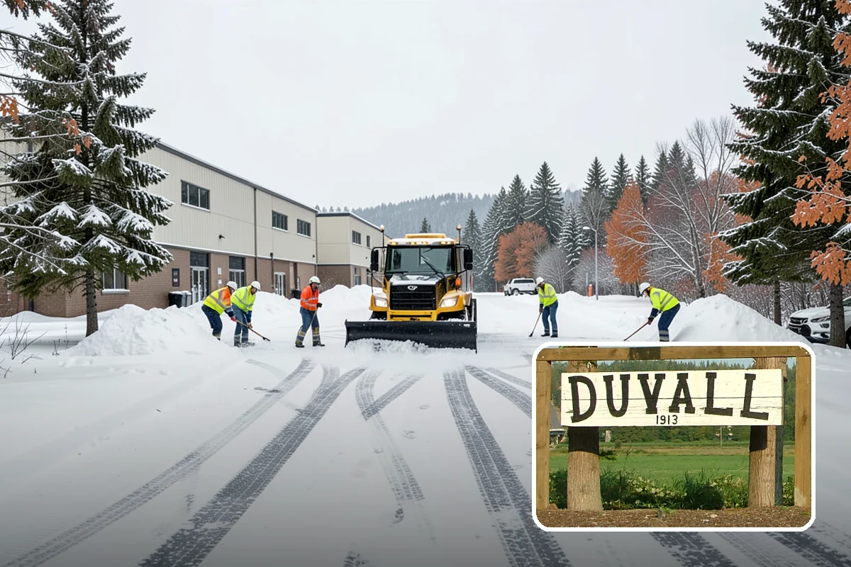 Residential Sidewalk Clearing in Duvall, King County, WA - Meets your municipal sidewalk-maintenance obligation without you lifting a shovel
