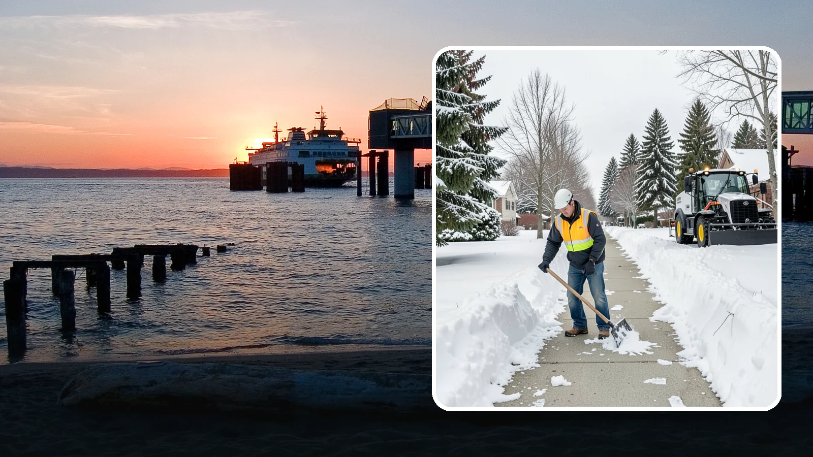 Residential Sidewalk Clearing in Edmonds, Snohomish County, WA - A homeowner-focused service that shovels and treats the public sidewalk and front walk of Western Washington houses so your...