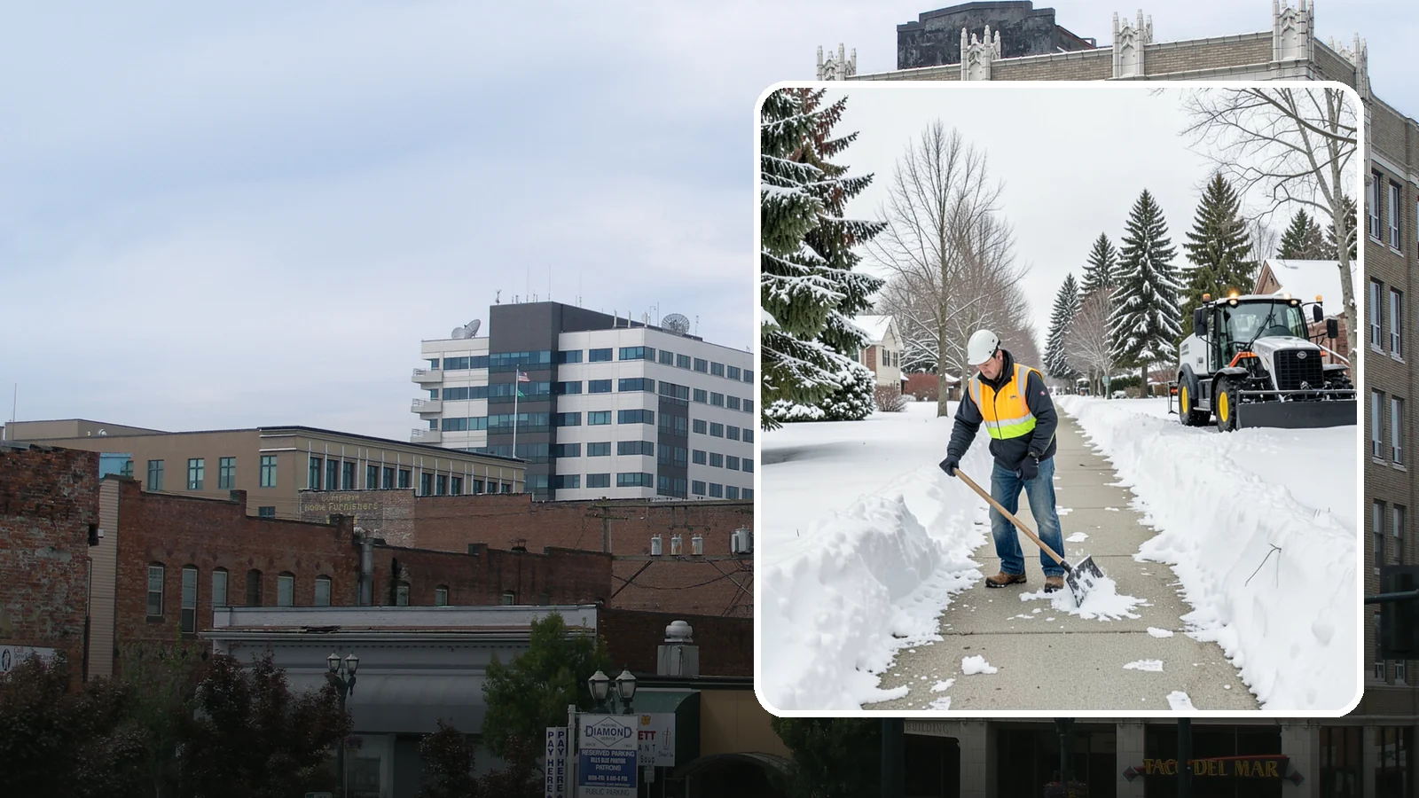 Residential Sidewalk Clearing in Everett, Snohomish County, WA - A homeowner-focused service that shovels and treats the public sidewalk and front walk of Western Washington houses so your...