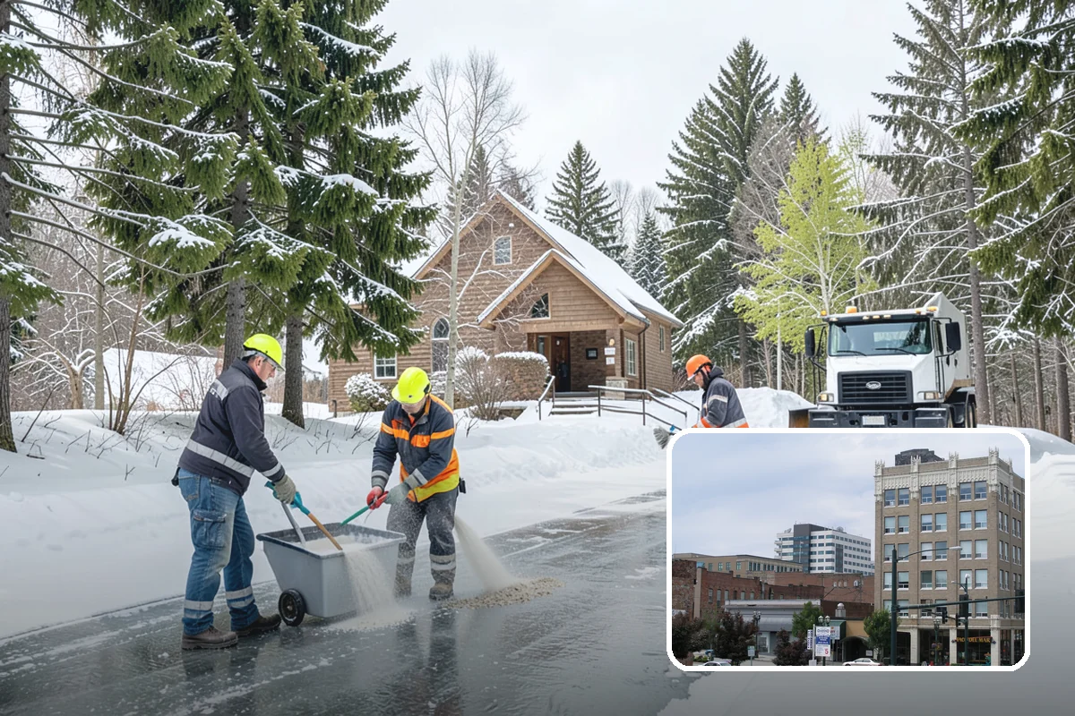 Residential Sidewalk Clearing in Everett, Snohomish County, WA - Meets your municipal sidewalk-maintenance obligation without you lifting a shovel