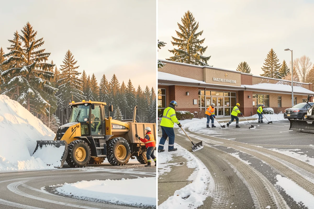Residential Sidewalk Clearing in Fife, Pierce County, WA - Walk your frontage and note shaded ice-prone sections and trip edges