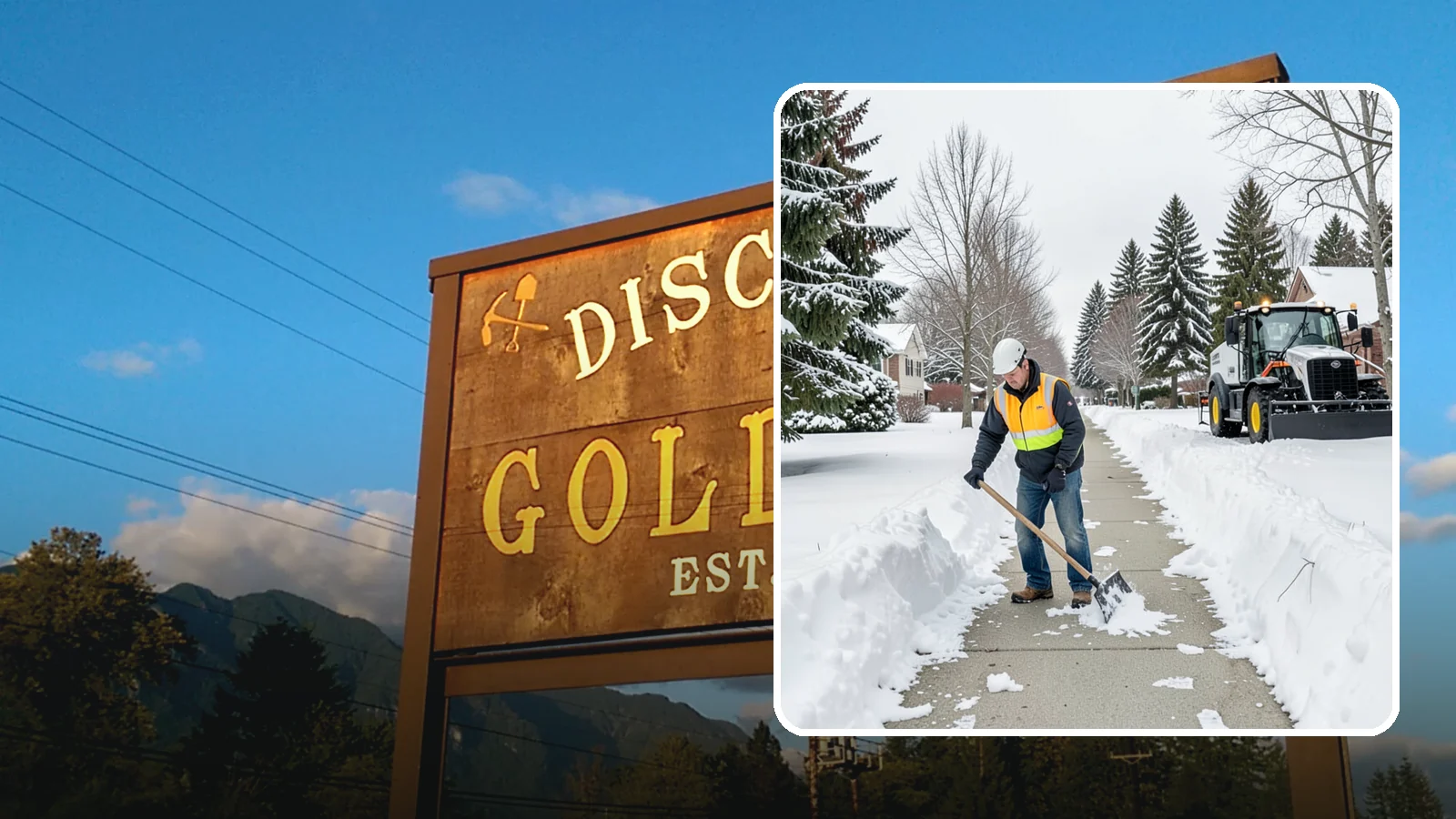 Residential Sidewalk Clearing in Gold Bar, Snohomish County, WA - A homeowner-focused service that shovels and treats the public sidewalk and front walk of Western Washington houses so your...