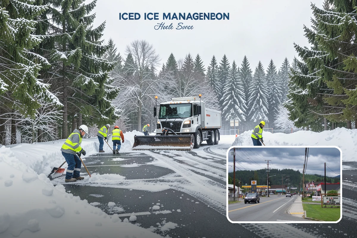 Residential Sidewalk Clearing in Granite Falls, Snohomish County, WA - Meets your municipal sidewalk-maintenance obligation without you lifting a shovel