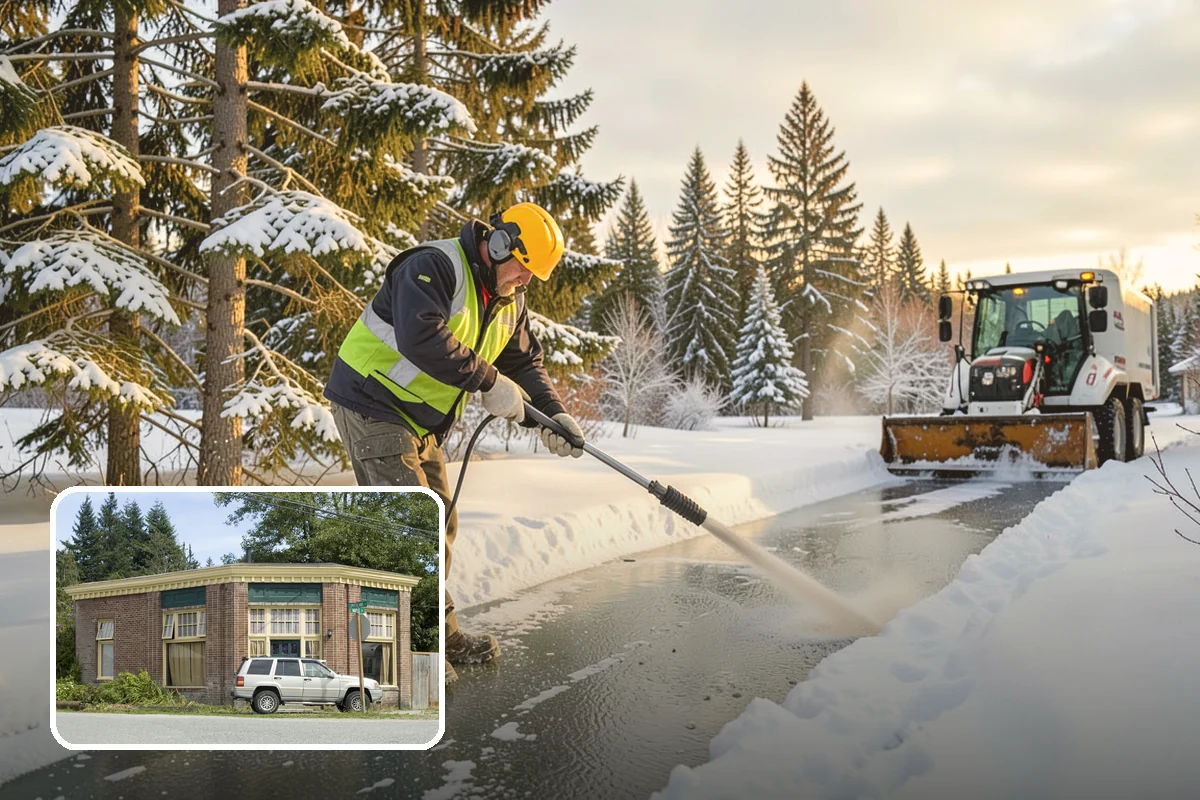 Residential Sidewalk Clearing in Hamilton, Skagit County, WA - Meets your municipal sidewalk-maintenance obligation without you lifting a shovel