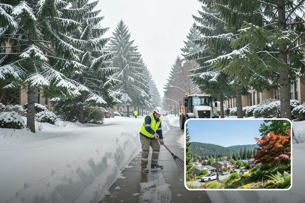 Residential Sidewalk Clearing in Index, Snohomish County, WA - Meets your municipal sidewalk-maintenance obligation without you lifting a shovel