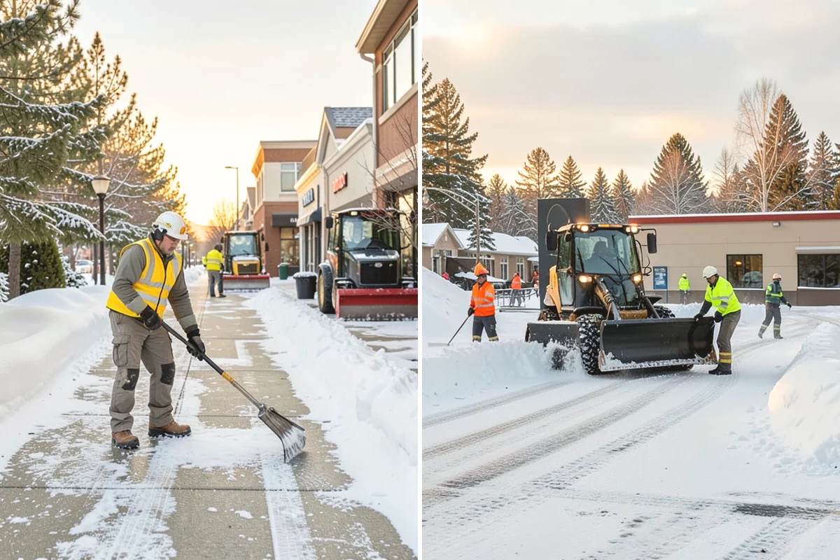 Residential Sidewalk Clearing in Issaquah, King County, WA - Walk your frontage and note shaded ice-prone sections and trip edges