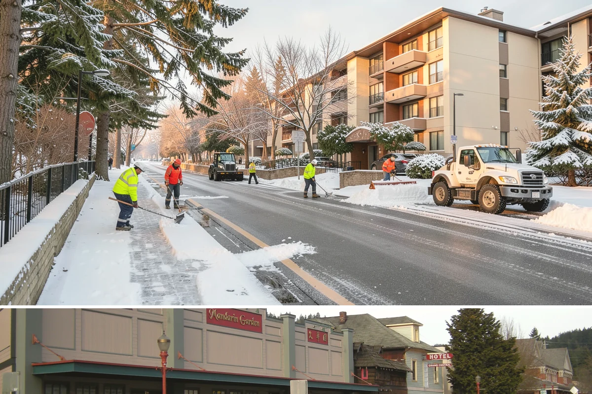 Residential Sidewalk Clearing in Issaquah, King County, WA - Western Washington sidewalk events cluster from late November through February, with the highest risk during overnight freezing...