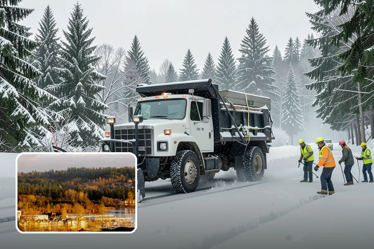Residential Sidewalk Clearing in Kenmore, King County, WA - Meets your municipal sidewalk-maintenance obligation without you lifting a shovel