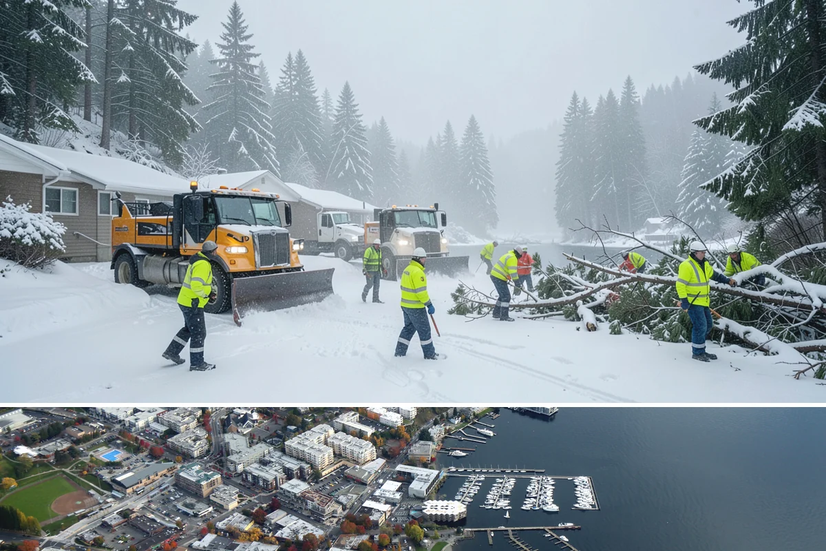 Residential Sidewalk Clearing in Kirkland, King County, WA - Western Washington sidewalk events cluster from late November through February, with the highest risk during overnight freezing...