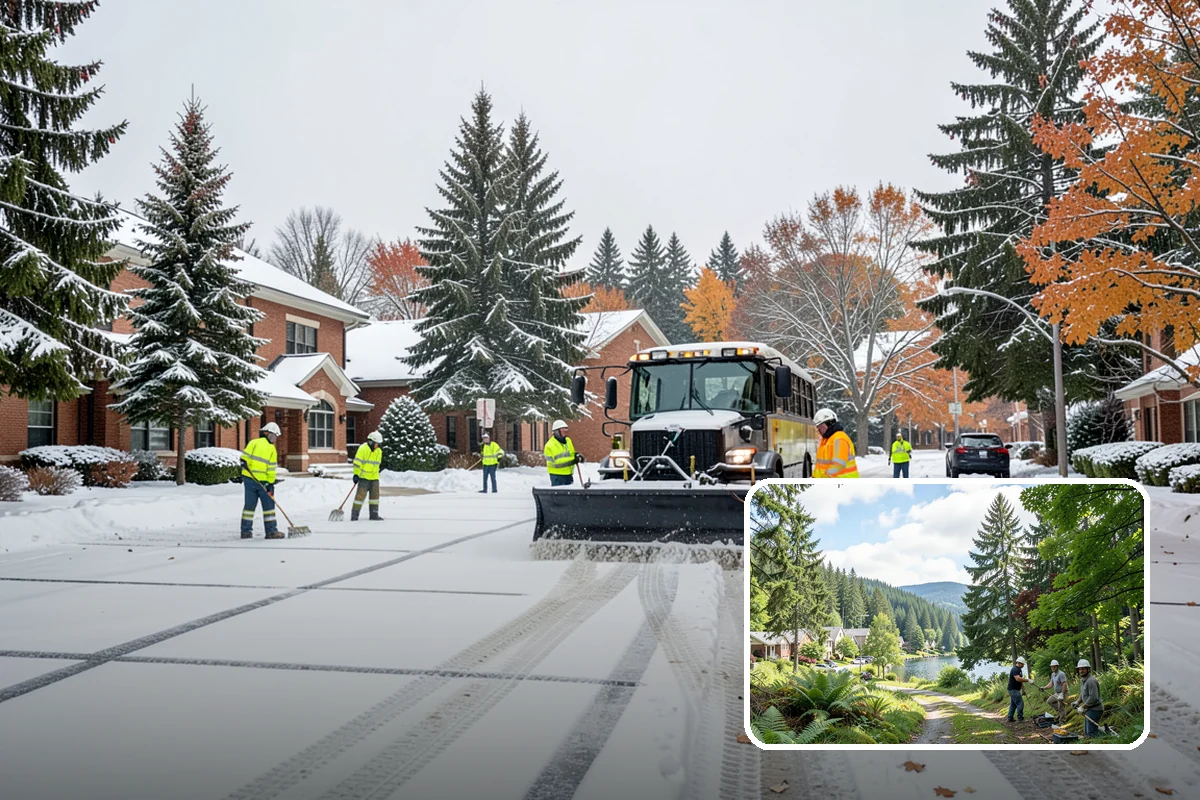 Residential Sidewalk Clearing in Lake Forest Park, King County, WA - Meets your municipal sidewalk-maintenance obligation without you lifting a shovel