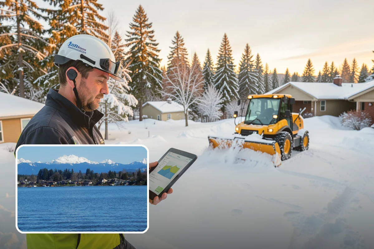 Residential Sidewalk Clearing in Lake Stevens, Snohomish County, WA - Meets your municipal sidewalk-maintenance obligation without you lifting a shovel