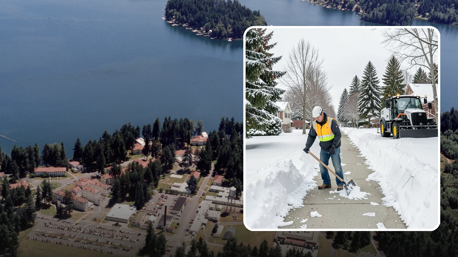 Residential Sidewalk Clearing in Lakewood, Pierce County, WA - A homeowner-focused service that shovels and treats the public sidewalk and front walk of Western Washington houses so your...