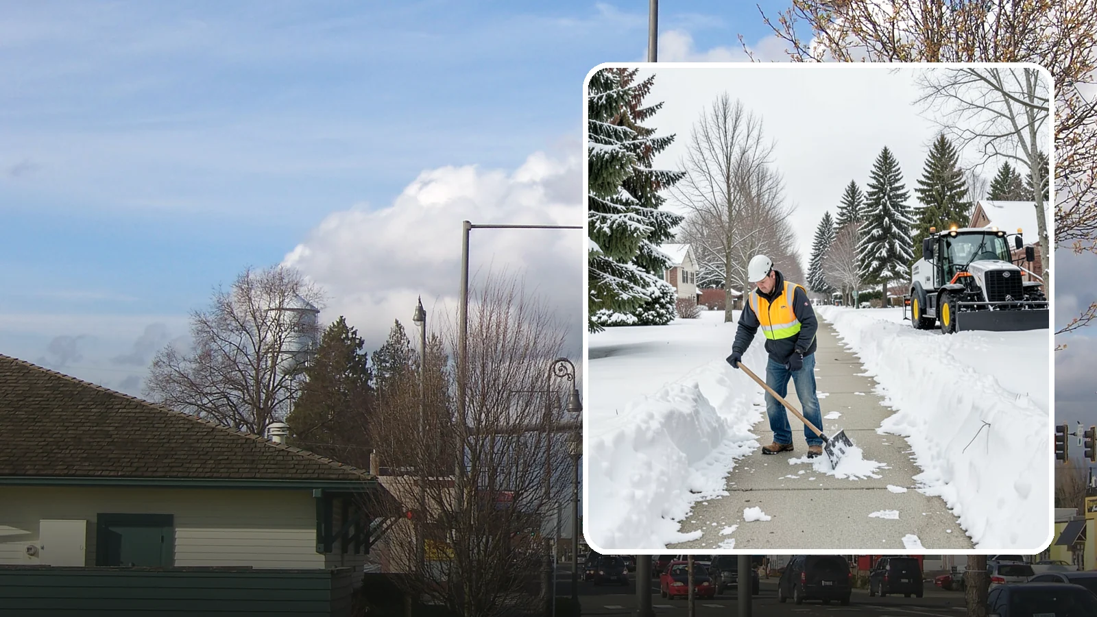Residential Sidewalk Clearing in Marysville, Snohomish County, WA - A homeowner-focused service that shovels and treats the public sidewalk and front walk of Western Washington houses so your...