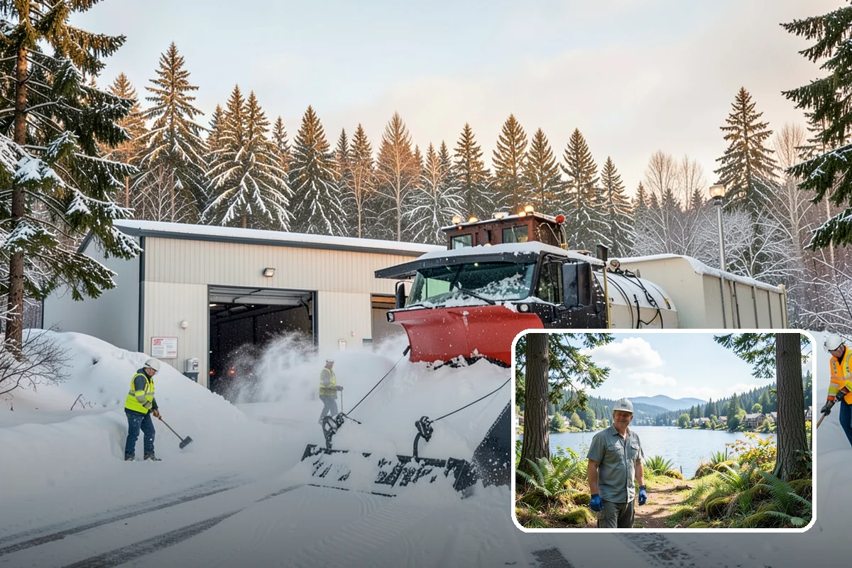 Residential Sidewalk Clearing in Milton, King County, WA - Meets your municipal sidewalk-maintenance obligation without you lifting a shovel