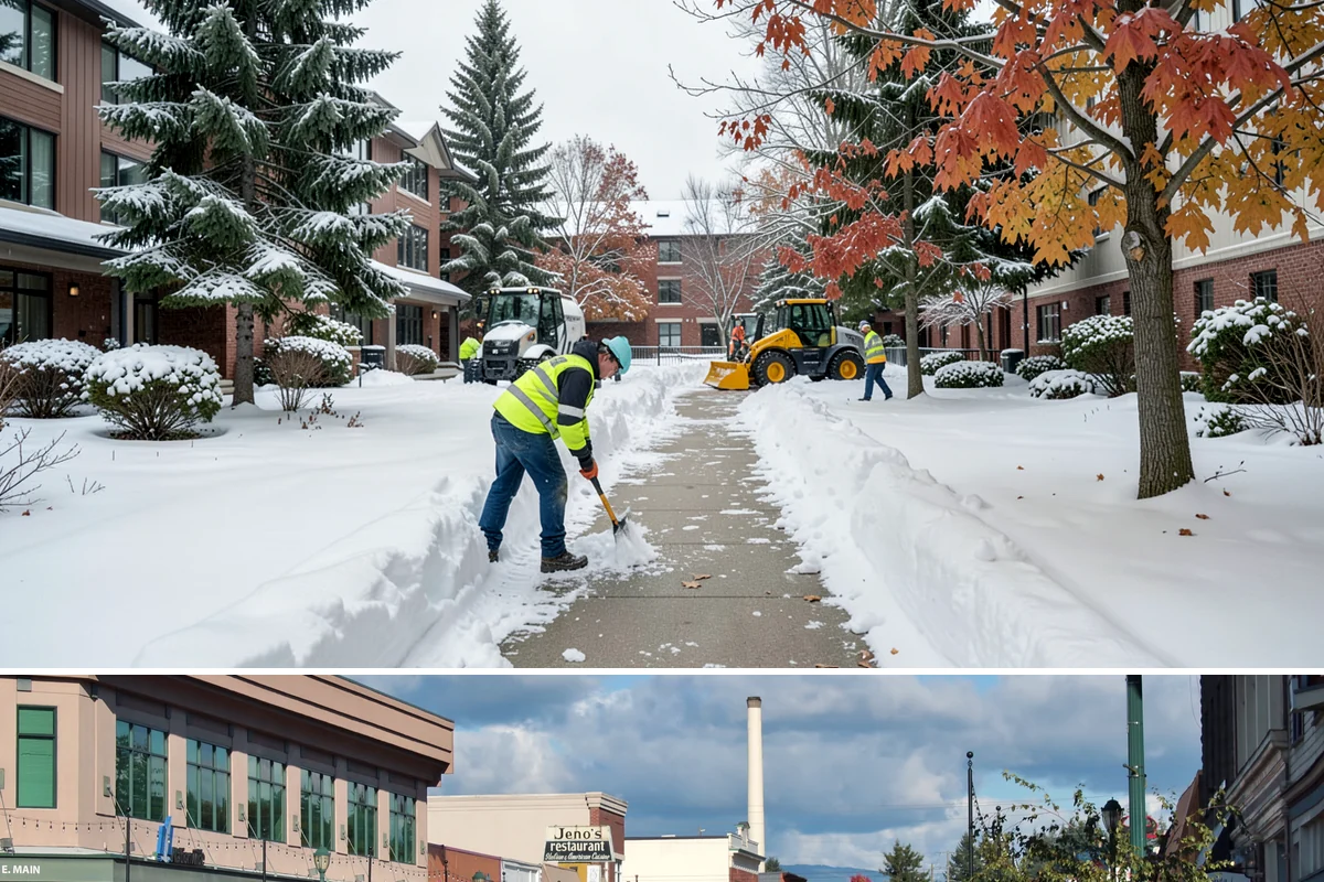 Residential Sidewalk Clearing in Monroe, Snohomish County, WA - Western Washington sidewalk events cluster from late November through February, with the highest risk during overnight freezing...