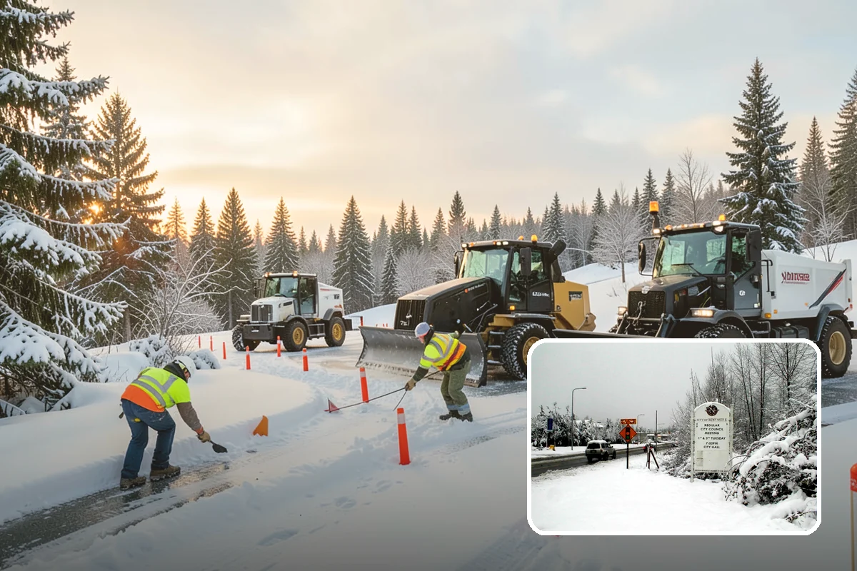 Residential Sidewalk Clearing in Newcastle, King County, WA - Meets your municipal sidewalk-maintenance obligation without you lifting a shovel