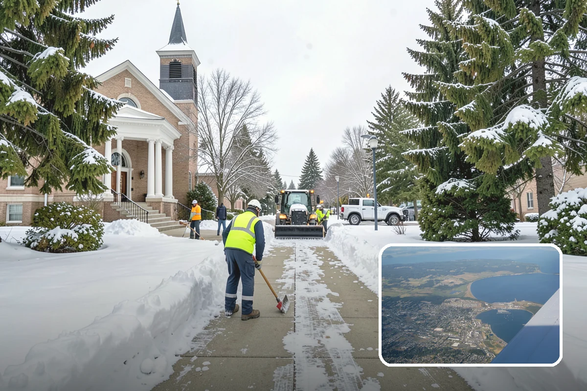 Residential Sidewalk Clearing in Oak Harbor, Island County, WA - Meets your municipal sidewalk-maintenance obligation without you lifting a shovel