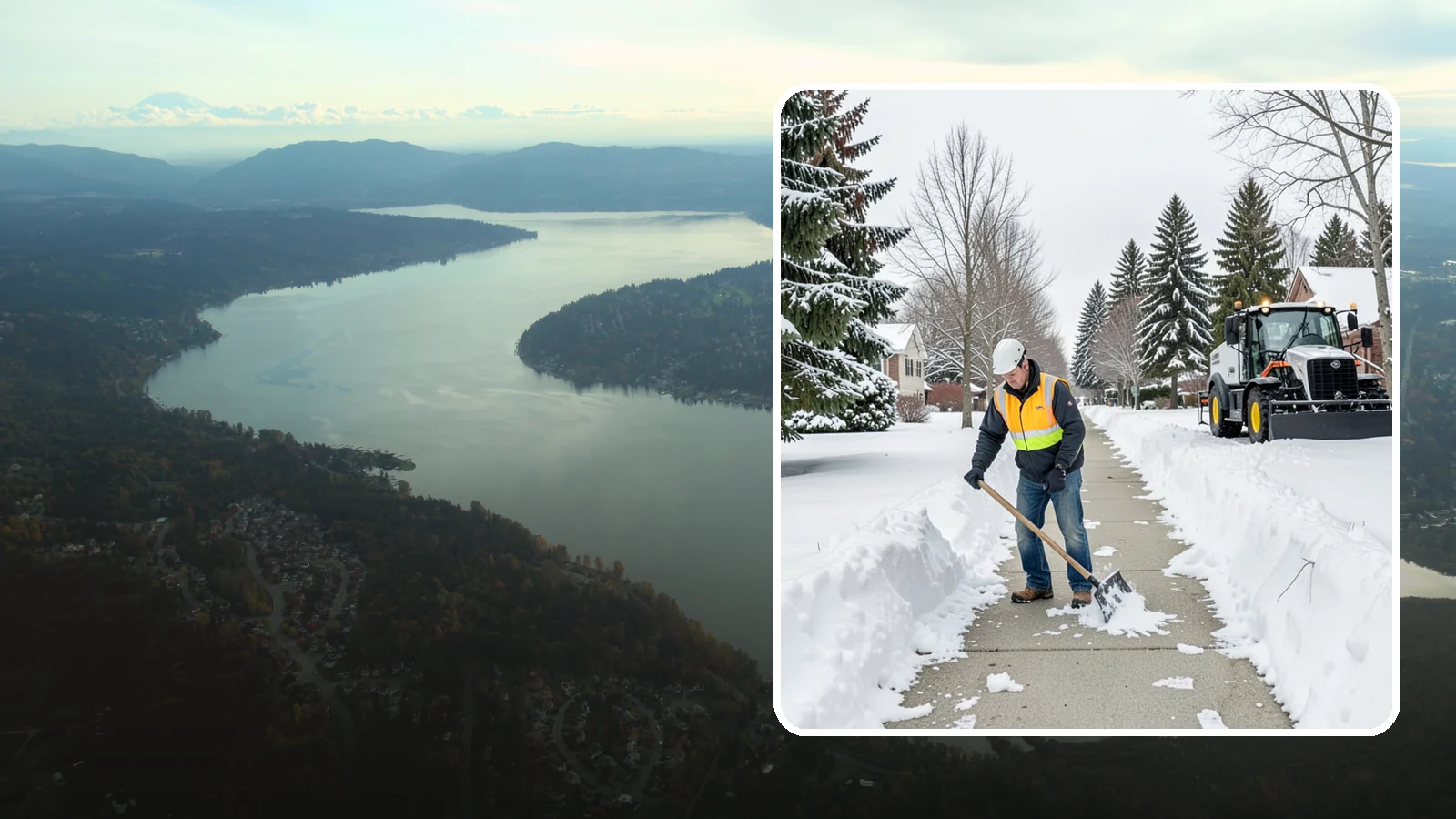 Residential Sidewalk Clearing in Sammamish, King County, WA - A homeowner-focused service that shovels and treats the public sidewalk and front walk of Western Washington houses so your...