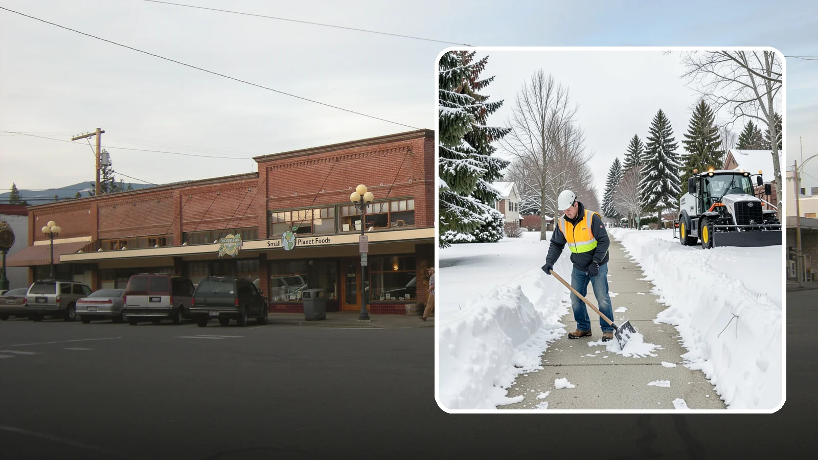 Residential Sidewalk Clearing in Sedro-Woolley, Skagit County, WA - A homeowner-focused service that shovels and treats the public sidewalk and front walk of Western Washington houses so your...