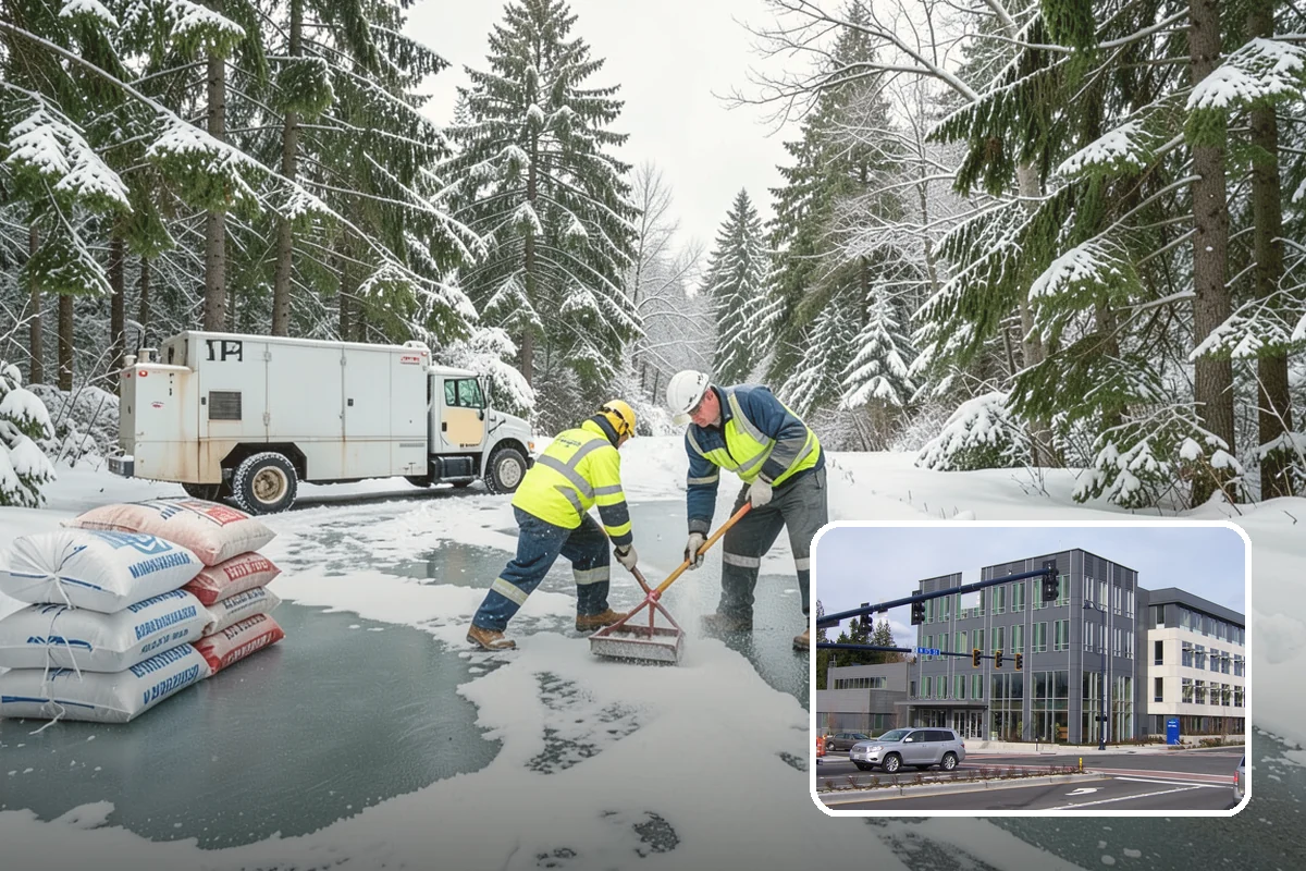 Residential Sidewalk Clearing in Shoreline, King County, WA - Meets your municipal sidewalk-maintenance obligation without you lifting a shovel