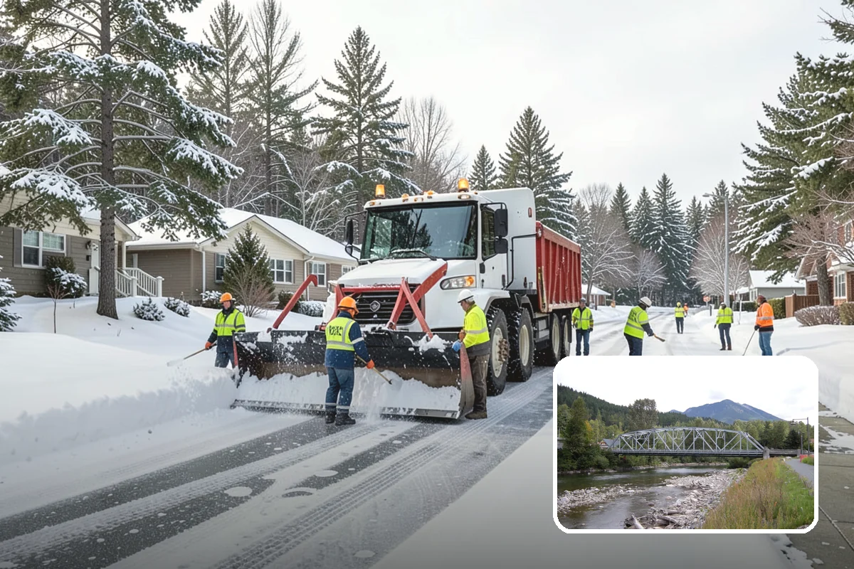 Residential Sidewalk Clearing in Skykomish, King County, WA - Meets your municipal sidewalk-maintenance obligation without you lifting a shovel