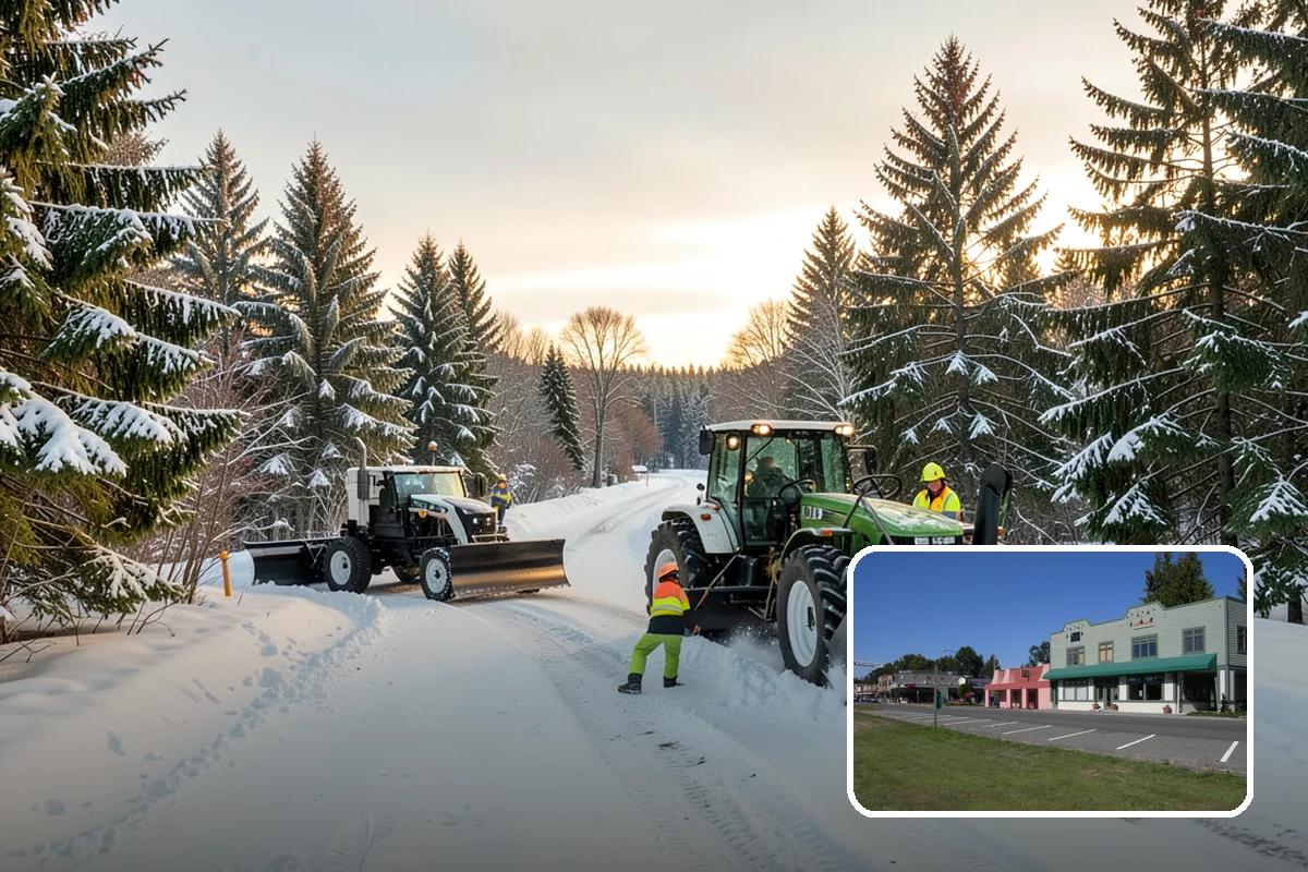 Residential Sidewalk Clearing in Snoqualmie, King County, WA - Meets your municipal sidewalk-maintenance obligation without you lifting a shovel