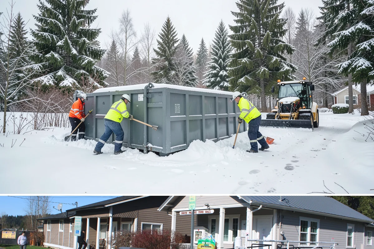 Residential Sidewalk Clearing in South Prairie, Pierce County, WA - Western Washington sidewalk events cluster from late November through February, with the highest risk during overnight freezing...