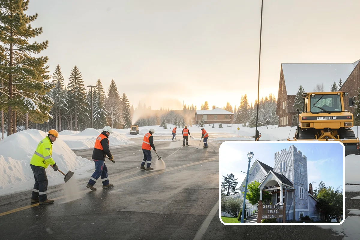 Residential Sidewalk Clearing in Steilacoom, Pierce County, WA - Meets your municipal sidewalk-maintenance obligation without you lifting a shovel