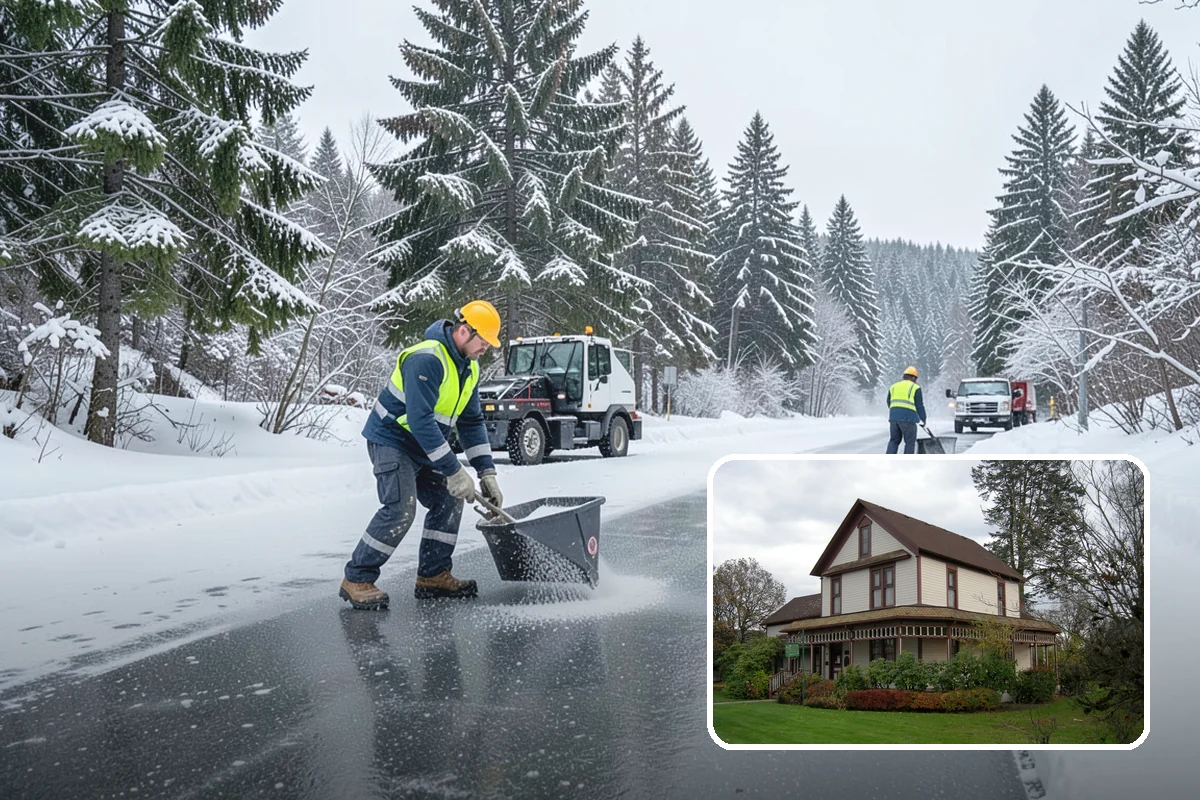 Residential Sidewalk Clearing in Sumner, Pierce County, WA - Meets your municipal sidewalk-maintenance obligation without you lifting a shovel